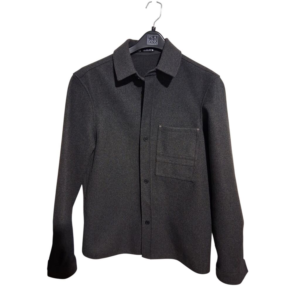 Zara Mens size Small Wool Feel Preppy Casual Career Button Up Outwear‎ Shacket